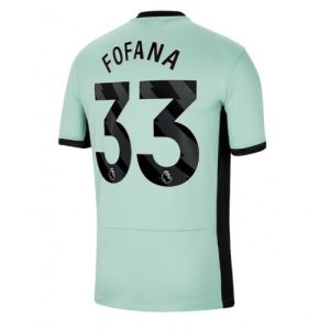 Chelsea Fotballdrakt Herre Wesley Fofana #33 Tredjedrakt 2023-24 Kortermet