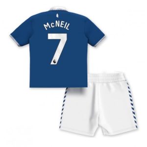 Everton Fotballdrakt Barn Dwight McNeil #7 Hjemmedrakt 2023-24 Kortermet (+ Korte bukser)