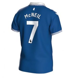 Everton Fotballdrakt Herre Dwight McNeil #7 Hjemmedrakt 2023-24 Kortermet