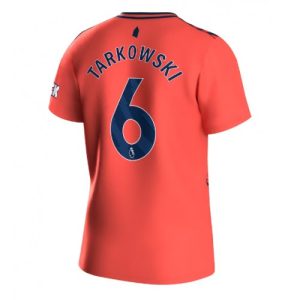 Everton Fotballdrakt Herre James Tarkowski #6 Bortedrakt 2023-24 Kortermet