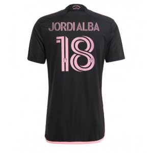 Inter Miami Fotballdrakt Herre Jordi Alba #18 Bortedrakt 2023-24 Kortermet