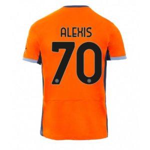 Inter Milan Fotballdrakt Herre Alexis Sanchez #70 Tredjedrakt 2023-24 Kortermet