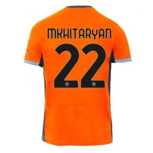 Inter Milan Fotballdrakt Herre Henrikh Mkhitaryan #22 Tredjedrakt 2023-24 Kortermet