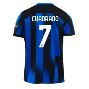 Inter Milan Fotballdrakt Herre Juan Cuadrado #7 Hjemmedrakt 2023-24 Kortermet