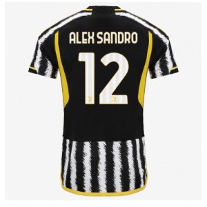 Juventus Fotballdrakt Herre Alex Sandro #12 Hjemmedrakt 2023-24 Kortermet