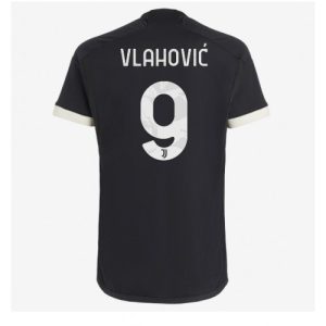 Juventus Fotballdrakt Herre Dusan Vlahovic #9 Tredjedrakt 2023-24 Kortermet
