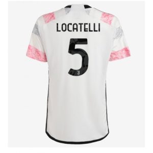 Juventus Fotballdrakt Herre Manuel Locatelli #5 Bortedrakt 2023-24 Kortermet