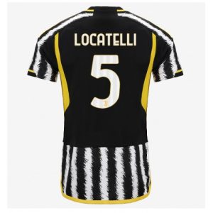 Juventus Fotballdrakt Herre Manuel Locatelli #5 Hjemmedrakt 2023-24 Kortermet