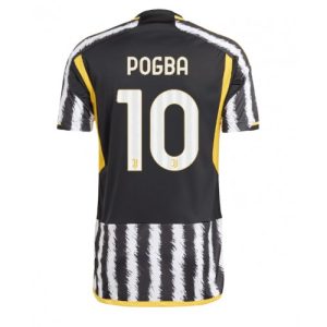 Juventus Fotballdrakt Herre Paul Pogba #10 Hjemmedrakt 2023-24 Kortermet