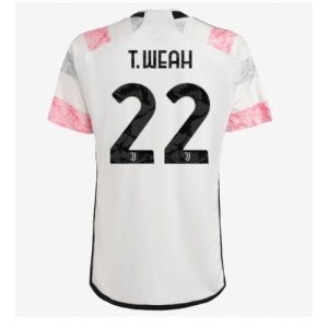 Juventus Fotballdrakt Herre Timothy Weah #22 Bortedrakt 2023-24 Kortermet