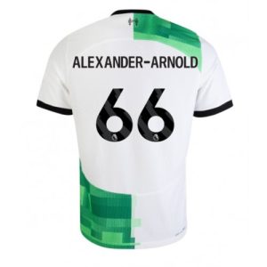 Liverpool Fotballdrakt Herre Alexander-Arnold #66 Bortedrakt 2023-24 Kortermet