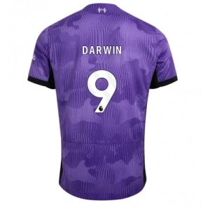 Liverpool Fotballdrakt Herre Darwin Nunez #9 Tredjedrakt 2023-24 Kortermet
