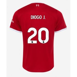 Liverpool Fotballdrakt Herre Diogo Jota #20 Hjemmedrakt 2023-24 Kortermet