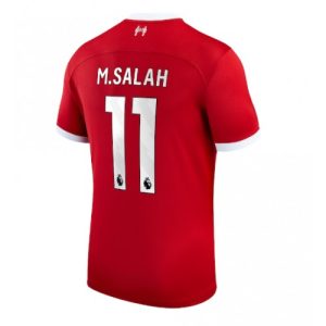 Liverpool Fotballdrakt Herre Mohamed Salah #11 Hjemmedrakt 2023-24 Kortermet