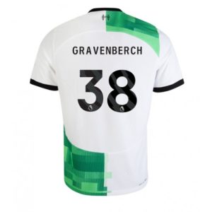Liverpool Fotballdrakt Herre Ryan Gravenberch #38 Bortedrakt 2023-24 Kortermet