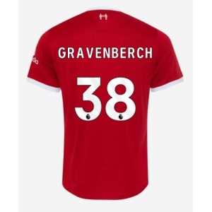 Liverpool Fotballdrakt Herre Ryan Gravenberch #38 Hjemmedrakt 2023-24 Kortermet