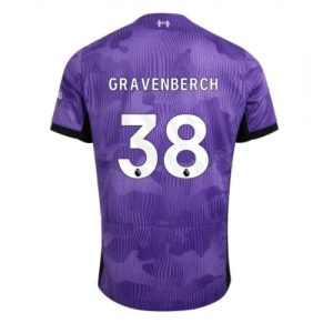 Liverpool Fotballdrakt Herre Ryan Gravenberch #38 Tredjedrakt 2023-24 Kortermet