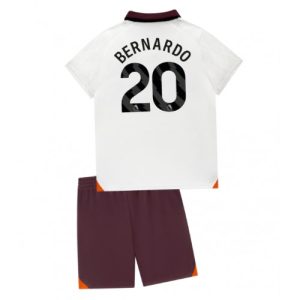 Manchester City Fotballdrakt Barn Bernardo Silva #20 Bortedrakt 2023-24 Kortermet (+ Korte bukser)
