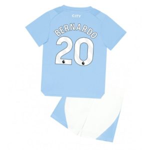 Manchester City Fotballdrakt Barn Bernardo Silva #20 Hjemmedrakt 2023-24 Kortermet (+ Korte bukser)