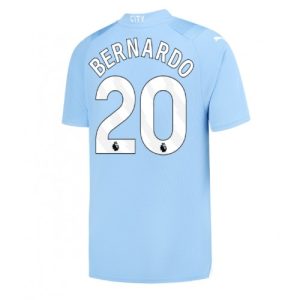 Manchester City Fotballdrakt Herre Bernardo Silva #20 Hjemmedrakt 2023-24 Kortermet
