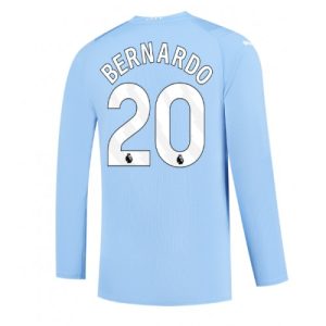Manchester City Fotballdrakt Herre Bernardo Silva #20 Hjemmedrakt 2023-24 Langermet