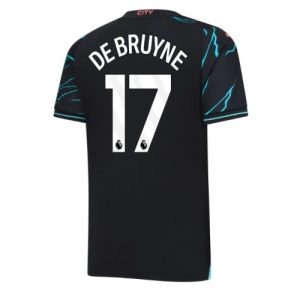 Manchester City Fotballdrakt Herre Kevin De Bruyne #17 Tredjedrakt 2023-24 Kortermet