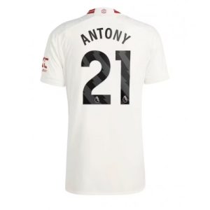 Manchester United Fotballdrakt Herre Antony #21 Tredjedrakt 2023-24 Kortermet