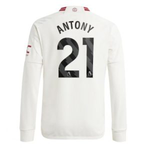 Manchester United Fotballdrakt Herre Antony #21 Tredjedrakt 2023-24 Langermet