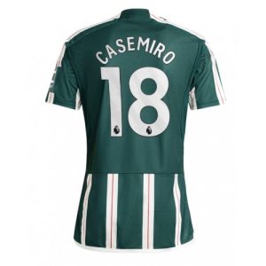 Manchester United Fotballdrakt Herre Casemiro #18 Bortedrakt 2023-24 Kortermet