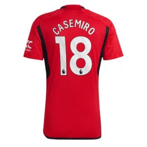 Manchester United Fotballdrakt Herre Casemiro #18 Hjemmedrakt 2023-24 Kortermet