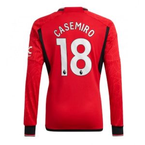 Manchester United Fotballdrakt Herre Casemiro #18 Hjemmedrakt 2023-24 Langermet