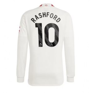 Manchester United Fotballdrakt Herre Marcus Rashford #10 Tredjedrakt 2023-24 Langermet
