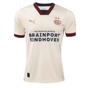 PSV Eindhoven Fotballdrakt Herre Bortedrakt 2023-24 Kortermet