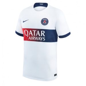 Paris Saint-Germain Fotballdrakt Herre Bortedrakt 2023-24 Kortermet