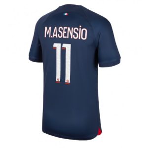Paris Saint-Germain Fotballdrakt Herre Marco Asensio #11 Hjemmedrakt 2023-24 Kortermet