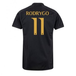 Real Madrid Fotballdrakt Herre Rodrygo Goes #11 Tredjedrakt 2023-24 Kortermet