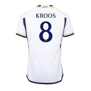 Real Madrid Fotballdrakt Herre Toni Kroos #8 Hjemmedrakt 2023-24 Kortermet