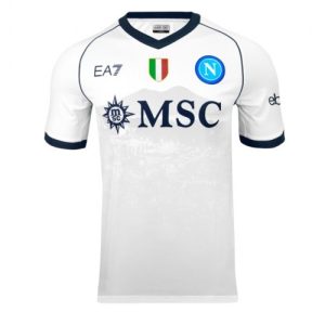 SSC Napoli Fotballdrakt Herre Bortedrakt 2023-24 Kortermet