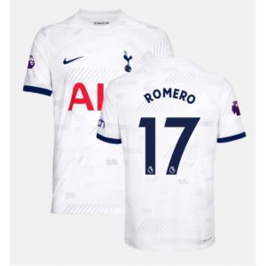 Tottenham Hotspur Fotballdrakt Herre Cristian Romero #17 Hjemmedrakt 2023-24 Kortermet