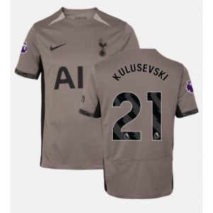 Tottenham Hotspur Fotballdrakt Herre Dejan Kulusevski #21 Tredjedrakt 2023-24 Kortermet