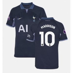 Tottenham Hotspur Fotballdrakt Herre James Maddison #10 Bortedrakt 2023-24 Kortermet