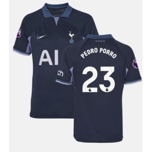 Tottenham Hotspur Fotballdrakt Herre Pedro Porro #23 Bortedrakt 2023-24 Kortermet