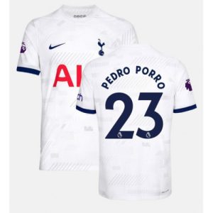 Tottenham Hotspur Fotballdrakt Herre Pedro Porro #23 Hjemmedrakt 2023-24 Kortermet