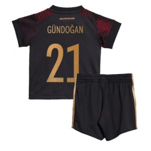 Tyskland Fotballdrakt Barn Ilkay Gundogan #21 Bortedrakt VM 2022 Kortermet (+ Korte bukser)