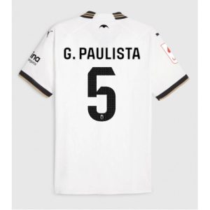 Valencia Fotballdrakt Herre Gabriel Paulista #5 Hjemmedrakt 2023-24 Kortermet