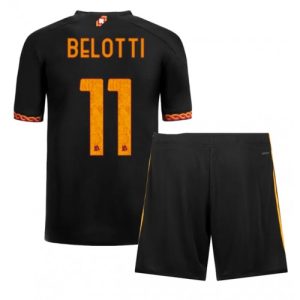 AS Roma Fotballdrakt Barn Andrea Belotti #11 Tredje Trøye 2023-24 Kortermet (+ Korte bukser)