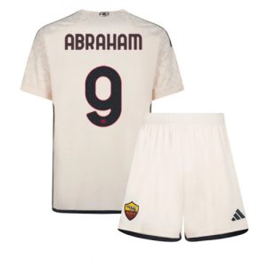 AS Roma Fotballdrakt Barn Tammy Abraham #9 Bortedrakt 2023-24 Kortermet (+ Korte bukser)